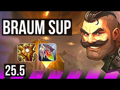 BRAUM & Ashe vs THRESH & Kai'Sa (SUP) | KR Master | 25.5