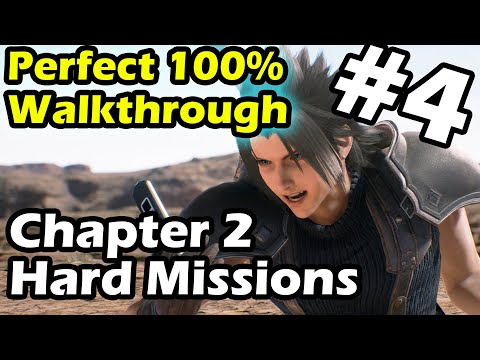 Crisis Core Final Fantasy 7 Reunion 100% Walkthrough Part 4 Difficult Early Missions