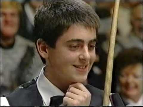 14 year old Ronnie O'Sullivan's first ever television appearance in the 1990 Thames snooker classic