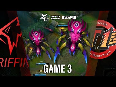 GRF vs SKT | FINALS Game3 H/L | 2019 LCK Summer