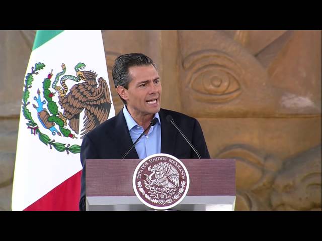 הגיית וידאו של Enrique Peña Nieto בשנת ספרדית