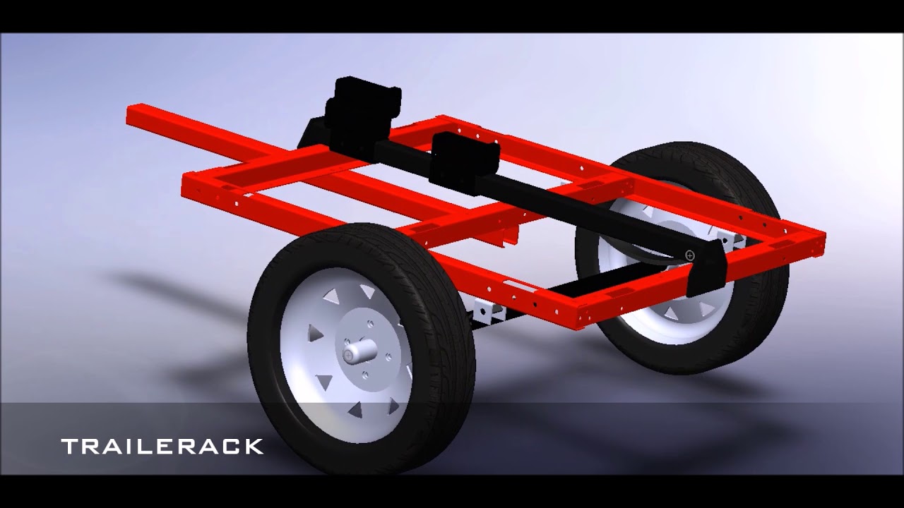TRAILERACK Design - The Multi-Hitch Accessory Trailer