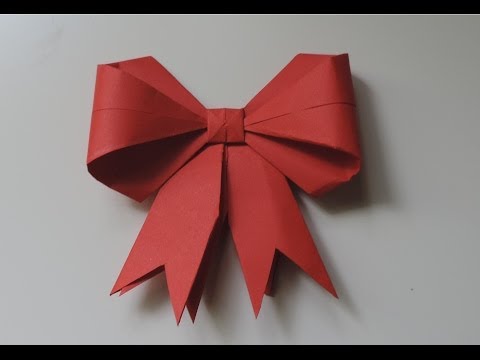 How to make a paper bow / ribbon