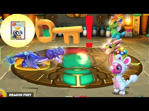 Oh my god! Opens  Box wrong​​ Locks! GOLDEN PYRAMID Event (Level 4) - Dragon Mania Legends #1124 HD