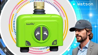 RainPoint 2 Zone WiFi Sprinkler Timer with Antenna Gateway