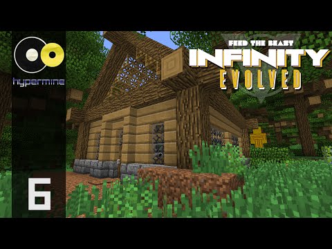 Minecraft Hypermine FTB: Infinity Evolved  | New Home | E06