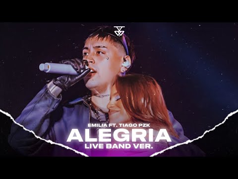 EMILIA & TIAGO PZK - ALEGRÍA (LIVE BAND MP3 TOUR VER.) -STUDIO VER- | JEY @EmiliaOficial @TiagoPZK