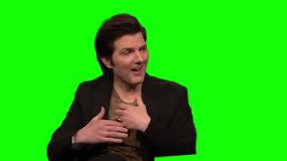 Adam Scott "that's over, you can't... it died" green screen