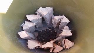Making Lump Charcoal for our grill Part 1