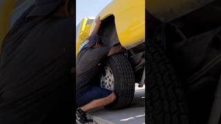 Fuel pump replacement on my silverado lifting the truck bed with one hand #fuelpump #silverado