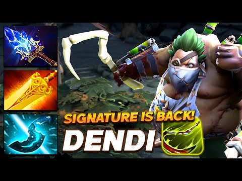 Dendi Pudge Signature is Back - Dota 2 Pro Gameplay [Watch & Learn]