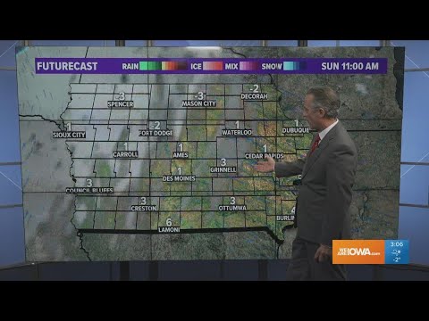 Winter storm update: Blizzard conditions for northern Iowa into tonight