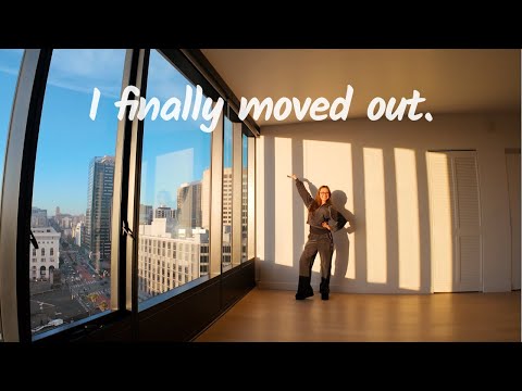 Living Alone in SF | Moving into my dream studio apartment