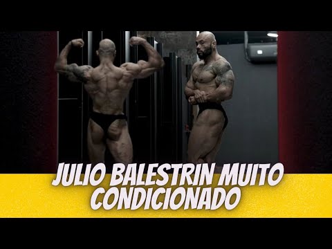JULIO BALESTRIN MOSTRA O SHAPE A DEZ DIAS DE SUBIR NO PALCO