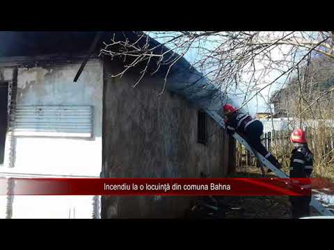 Incendiu la o locuinţă din comuna Bahna