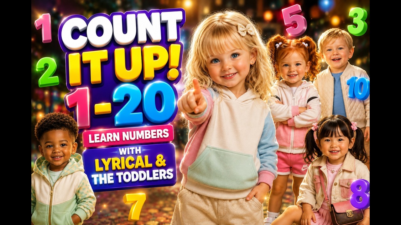 Count It Up 1-20  Learn Numbers with Lyrical & The Toddlers