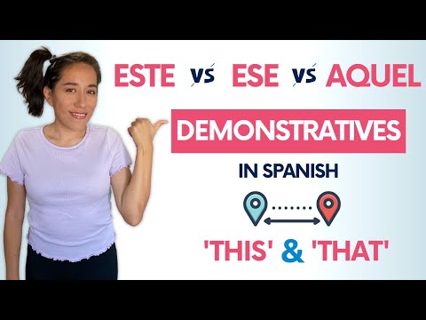 Este vs Ese vs Aquel: Spanish Demonstratives Demystified!