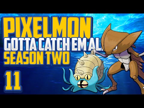 Minecraft Pixelmon "Deep Ocean Fossils!" Gotta Catch 'Em All S2 Ep 11 (Minecraft Pokemon Mod)
