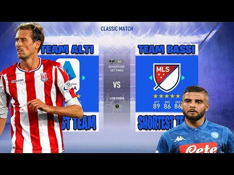 Giocatori più ALTI di FIFA vs Giocatori più BASSI di FIFA !!!