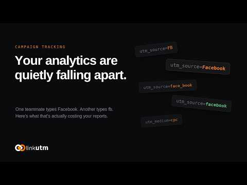 linkutm Explained: Stop Building UTM Links by Hand