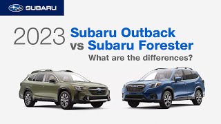 Subaru 2023 Subaru Outback vs 2023 Subaru Forester