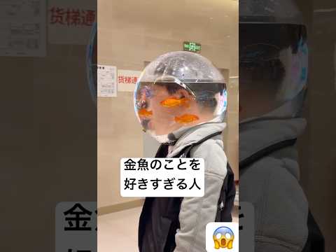 金魚のことを好きすぎる人