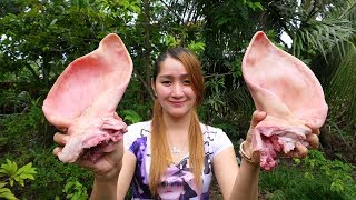 Yummy Pig Ears Sweet Sour Stir Fried Vegetable - Pig Ears Sweet Sour Cooking - Cooking With Sros