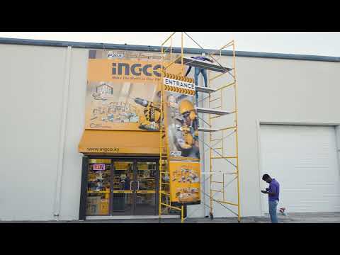 Bold color, clear visuals, and a storefront that can’t be missed.