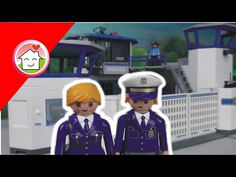 Playmobil Polizei film deutsch Ausbruch aus dem Gefängnis / Kinderfilm von Familie Hauser