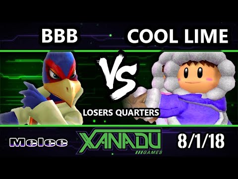S@X 261 SSBM - BBB (Falco) Vs. Cool Lime (Ice Climbers) Smash Melee Losers Quarters