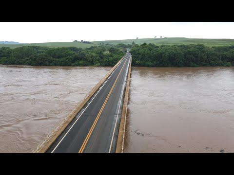 ENCHENTE RIO VAÍ. Porto Ubá, Lidianópolis - pr, 30 de Outubro de 2023