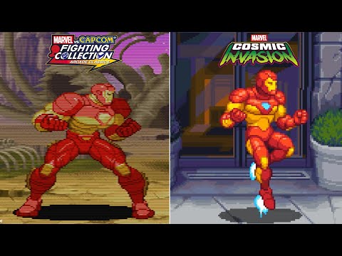 Marvel Cosmic Invasion vs Marvel VS Capcom – Character Comparison