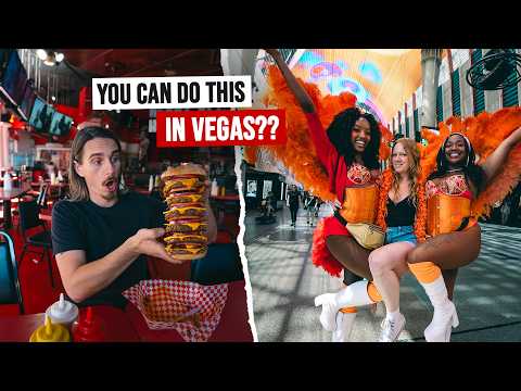 We Spent 48 Hours Doing ONLY The WEIRDEST Things in Las Vegas!