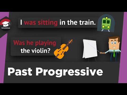 Past Progressive simply explained - formation, use and exercises - summary!