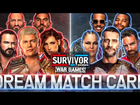 Wwe survivor series 2024 man dream match card predictions