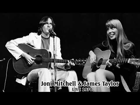 Joni Mitchell & James Taylor - Live in Concert at the Paris Theatre in 1970 - Radio Broadcast