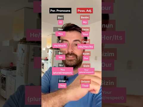 Learn Turkish: Personal Pronouns & Possessive Adjectives 🇹🇷 | ben vs benim