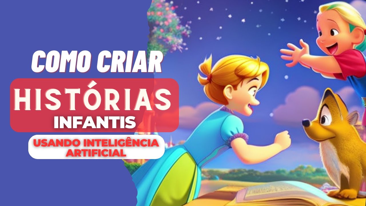 Ganhe dinheiro com inteligência artificial que cria histórias infantil.