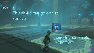 Zero Friction shield in botw