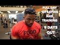 Full Day of Eating and Training for Competition | 9 Days Out | Vegan Bodybuilding