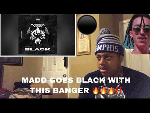(Moroccan Rap) MADD - BLACK (Prod. By Penacho) REACTION !