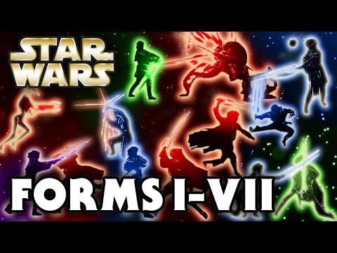 All Lightsaber Forms (1-7) - Star Wars Explained Video