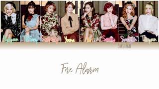 GIRLS’ GENERATION (소녀시대) SNSD – FIRE ALARM Lyrics Color Coded [Eng/Han/Rom]