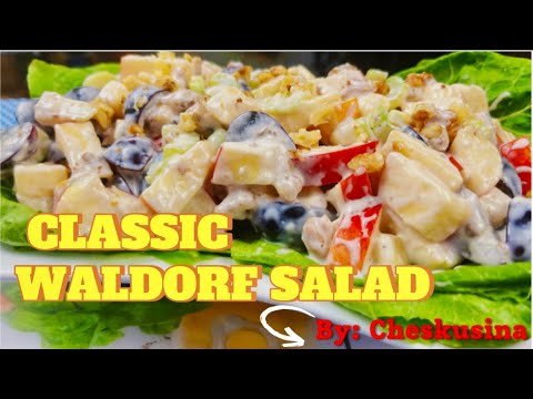 How to Make Classic Waldorf Salad / Quick & Easy Salad Recipe.@ChesKusina #waldorf