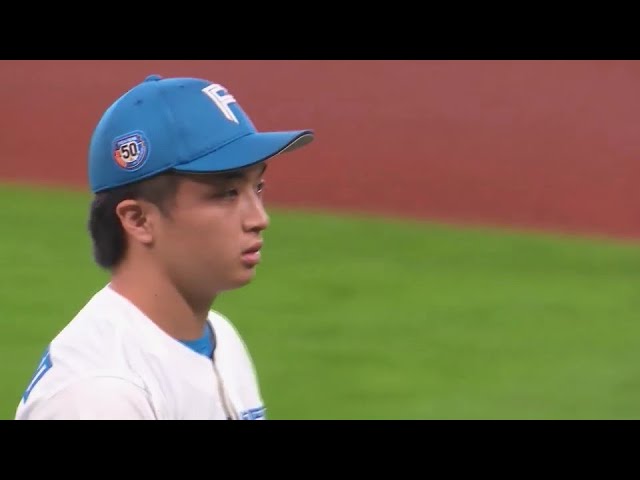 【6回表】空振り三振!! ファイターズ・山本拓実 この回のアウトを全て三振で奪う好投!!  2024年8月10日 北海道日本ハムファイターズ 対 埼玉西武ライオンズ