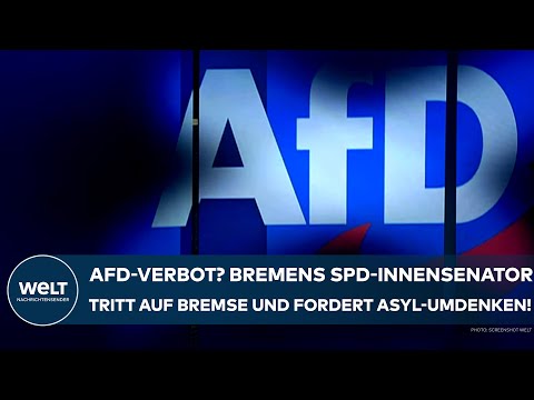 Video Thumbnail: DEUTSCHLAND: AfD-Verbot? Bremens SPD-Innensenator Ulrich Mäurer tritt auf die Bremse!