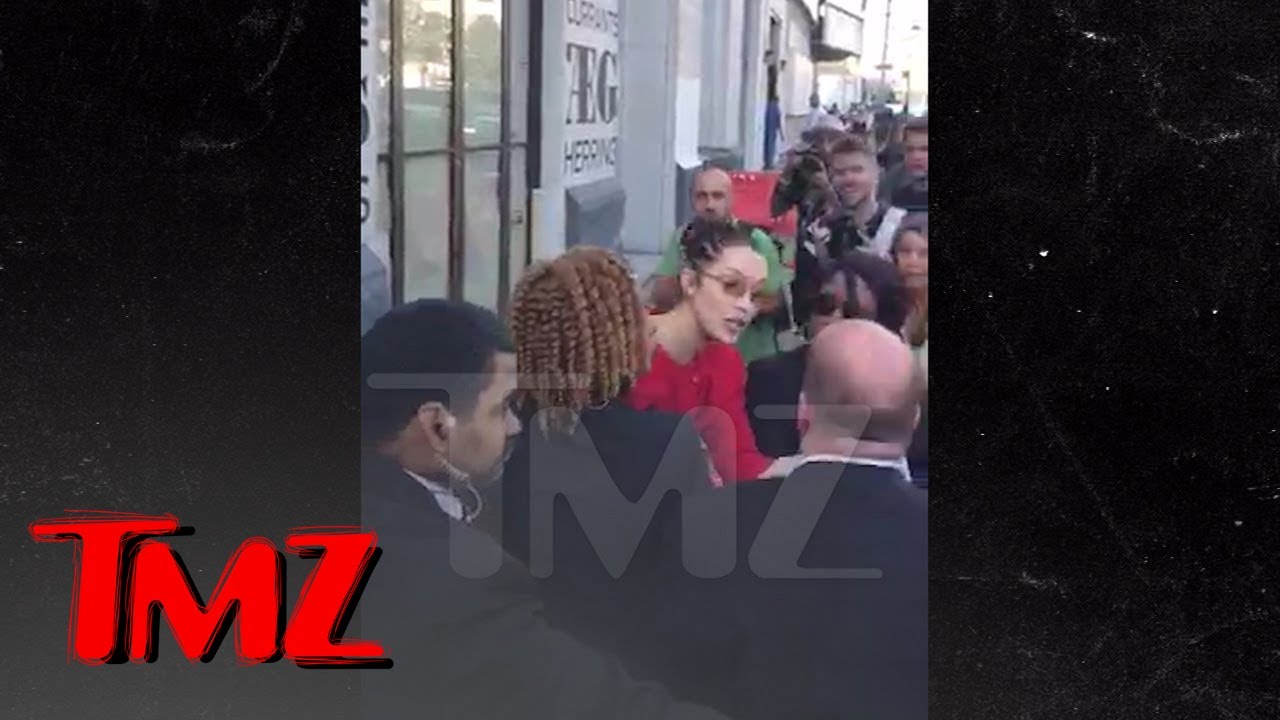Bella Hadid Roughs Up Security Roughing Up Female Photog | TMZ thumnail