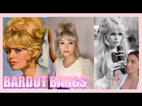 Brigitte Bardot Iconic Hairstyle - BARDOT BANGS