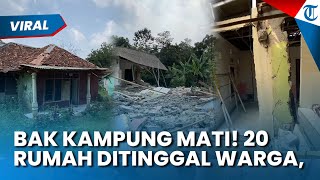 Bak Kampung Mati! Puluhan Rumah di Kampung Curug Bogor,Ditinggalkan Warganya, Diteror Tanah Bergerak