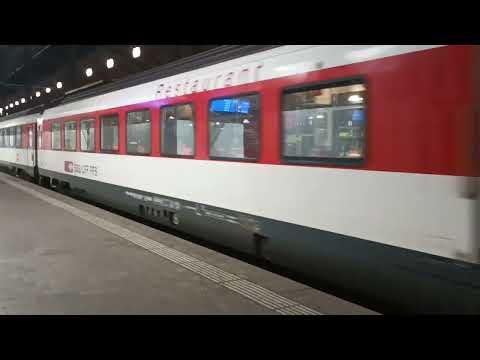 Pendolino TV#908 Basel SBB/ Gleis 8 / IR 37 Zürich Hbf / Re 460 098 + EW 4
